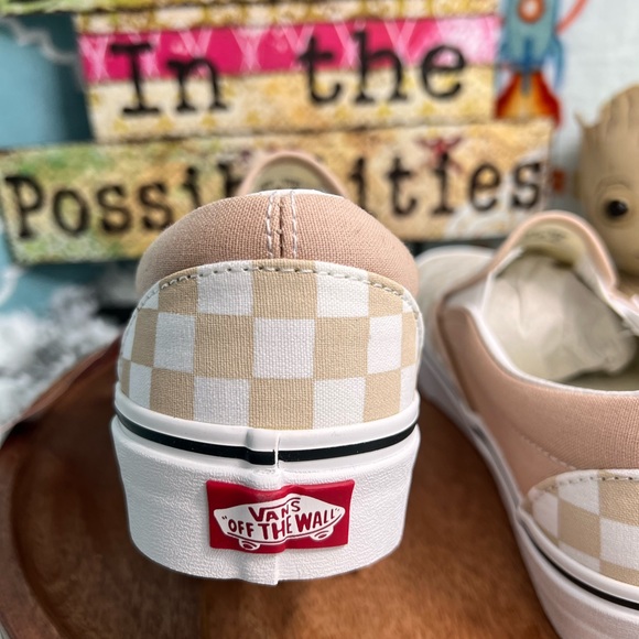 VANS CHECKERBOARD FRAPPE CLASSIC SLIP ON - Picture 8 of 14